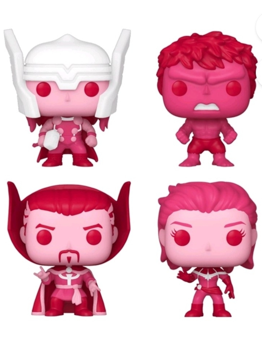 Funko Pocket POP: Marvel Classics  Valentine's 4 Pieces